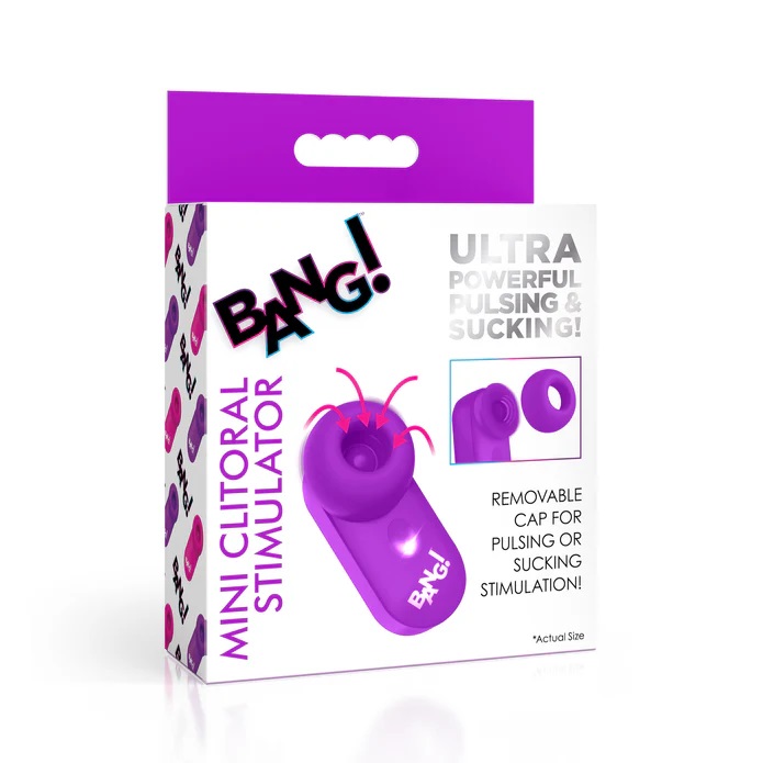 Unveil a new world of discreet pleasure with our mini clit s... Bang! - Mini Clitoral Stimulator - Purple photo-7