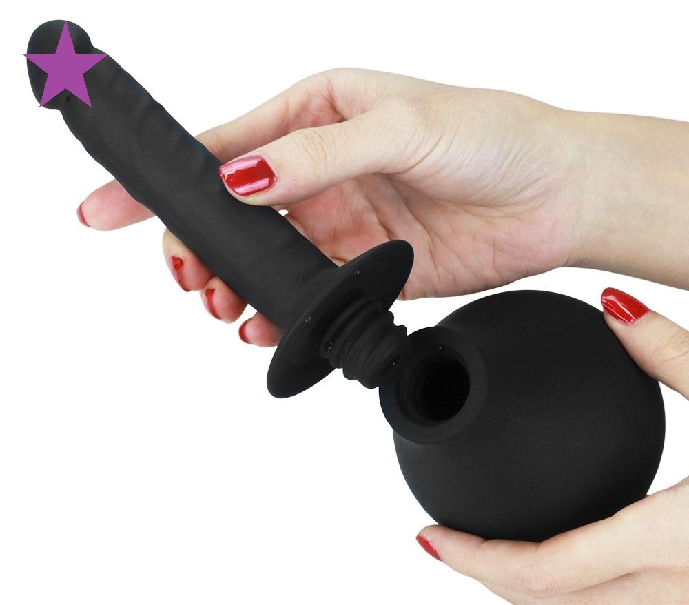 This effective anal douche is so easy to use with a soft, sq... Lovetoy - Bondage Fetish Deluxe Douche 23.8cm photo-2