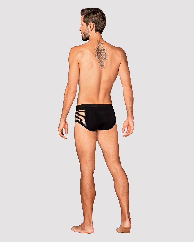 The tempting and sexy M101 briefs are a perfect option for s... Obsessive - M101 Briefs - Black - S/M/L photo-5