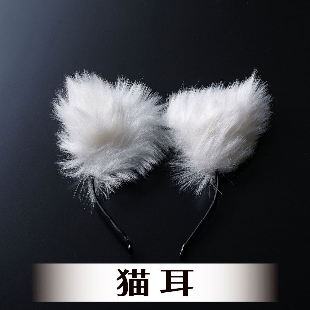 Keiko's animal impersonation set white cat edition аrom ... T-Best - Keiko Cat BDSM Set - White photo-4