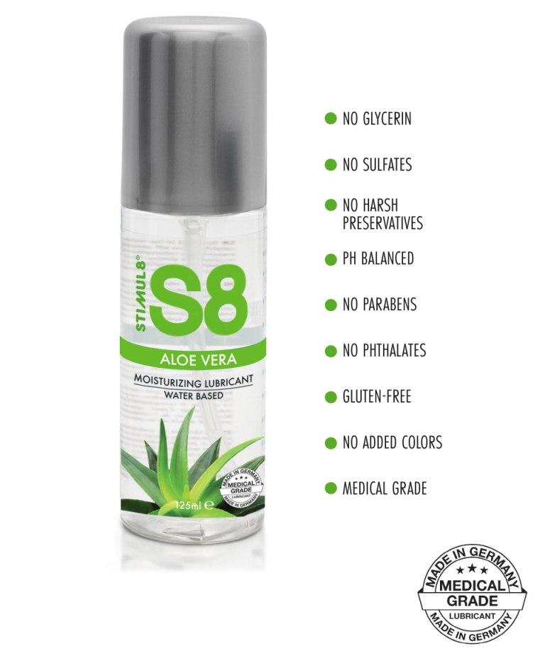 The premium Aloe Vera Waterbased Lubricant by S8 is a perfec... S8 - WB Aloe Vera Lube - 125ml photo-2