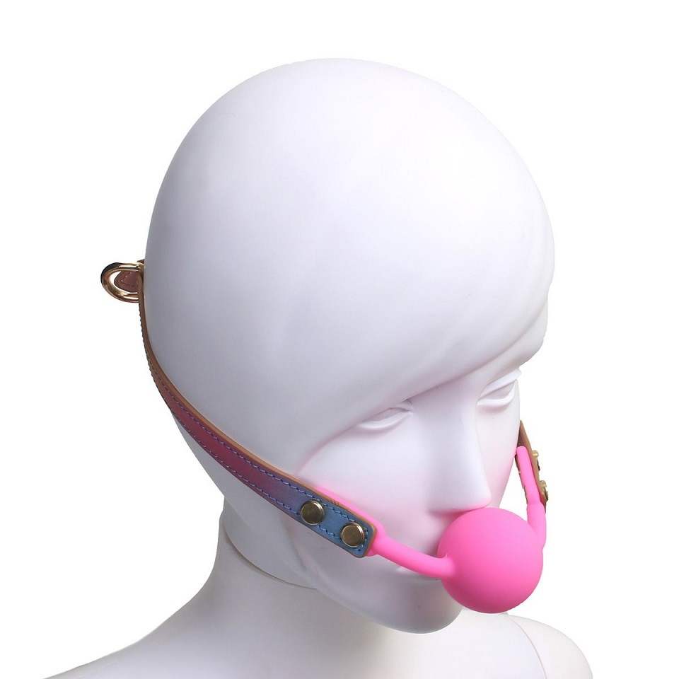 This gorgeous rainbow coloured gag is a must have for your B... Kiotos - Ball Gag - Rainbow photo-5