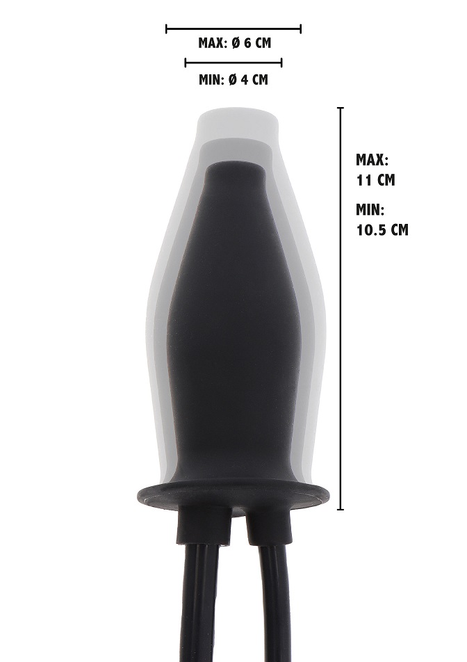 Extreme by Hidden Desire offers a unique collection of infla... Hidden Desire - Extreme Inflatable Lubricate Plug - Black photo-7