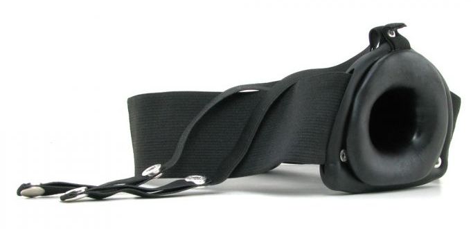 Say goodbye to those embarrassing midway letdowns with this ... Fetish Fantasy - LE Hollow Strap On - Black photo-3