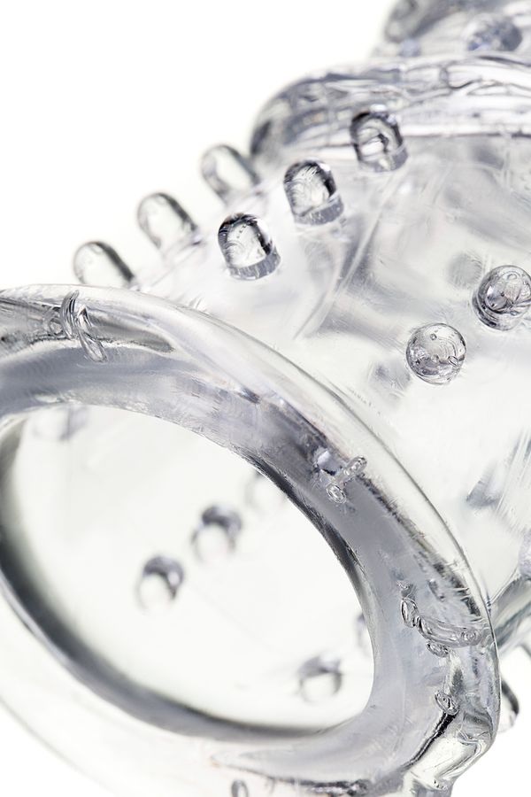 Turn your penis into an incredible source of pleasure with A... A-Toys - Kors Sleeve 15.3 cm - Clear photo-8