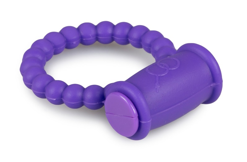 This naughty purple ring brings pleasure to him and her! He ... Easytoys - Vibro Cockring - Purple photo-3
