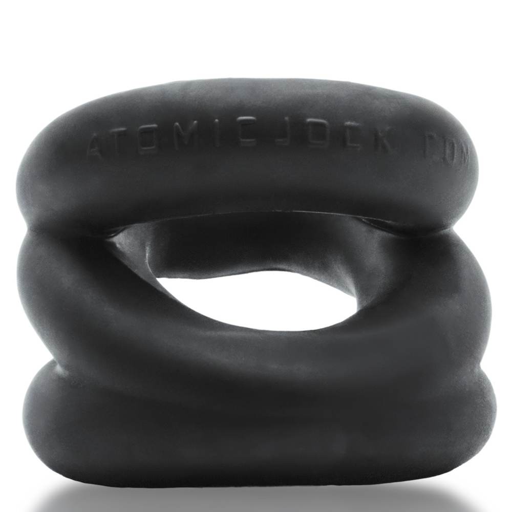Z-BALLS NIGHT EDITION is three zig-zag rings for your shaft ... Oxballs - Z-Balls Ballstretcher - Night Black photo-3