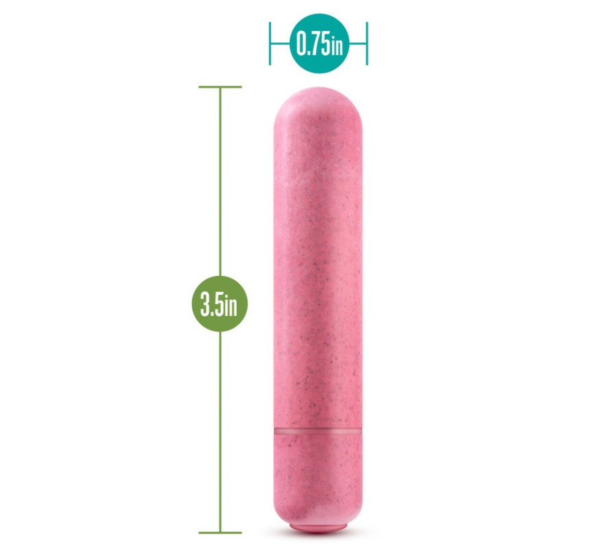 This pleasure-packed petite vibe is crafted from Biofeel, a ... Gaia - Eco Bullet - Coral photo-5