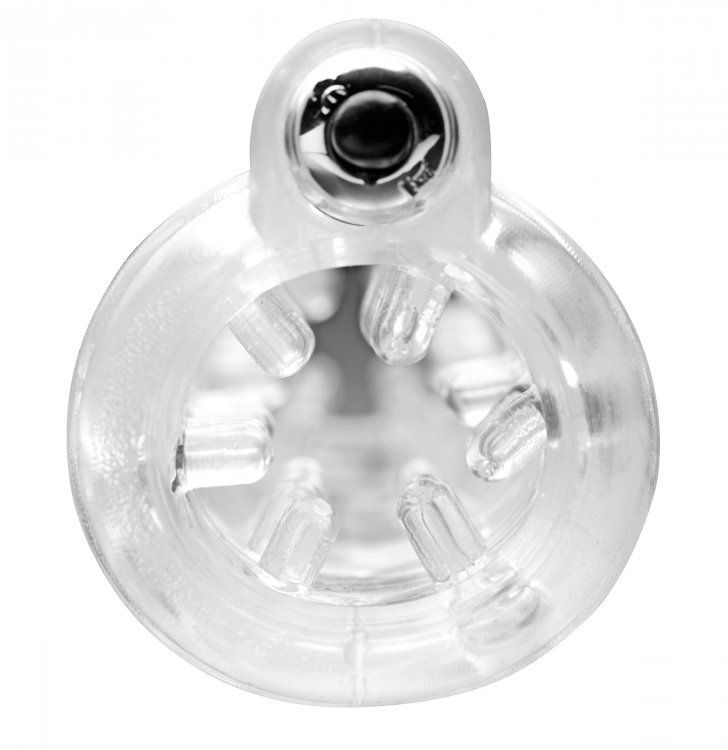 Go head to head with this vibrating double stroker.
Powerfu... TOF - Head to Head Vibrating Sleeve photo-3