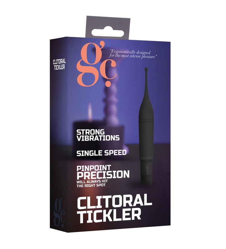 Hit your clit with pinpoint precision! This ergonomically de... GC - Pinpoint Clitoral Tickler - Black photo-6