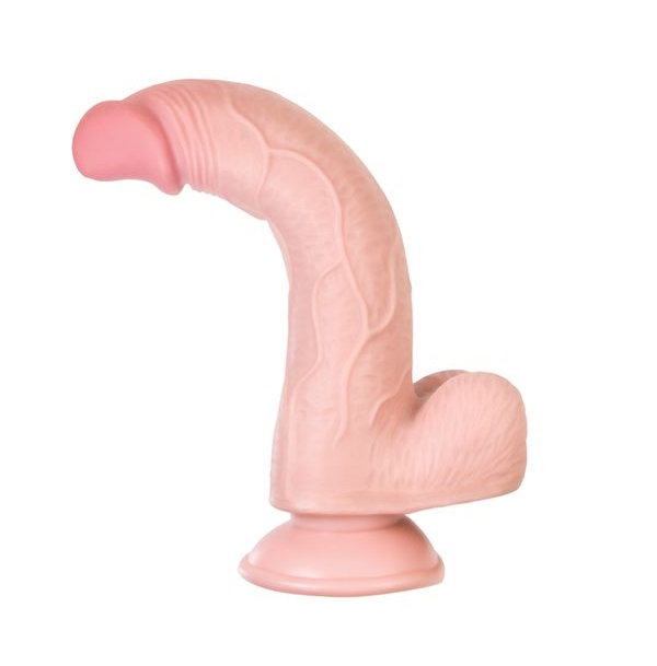 The only thing you can think of this handsome is "Oh, m... My Babe - My Dear Sliding Skin Dildo - Flesh photo-8