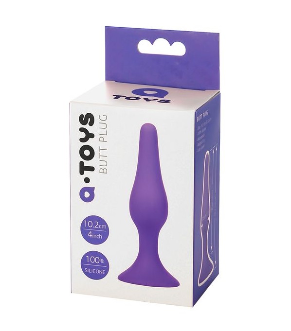 Discover new sensations with A-Toys anal plugs! It is made o... A-Toys - Butt Plug S - Purple photo-12