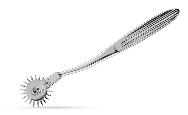 Stimulate, tickle or prick the skin with this metal Wartenbe... Sinner Gear - Pinwheel - Silver photo-3