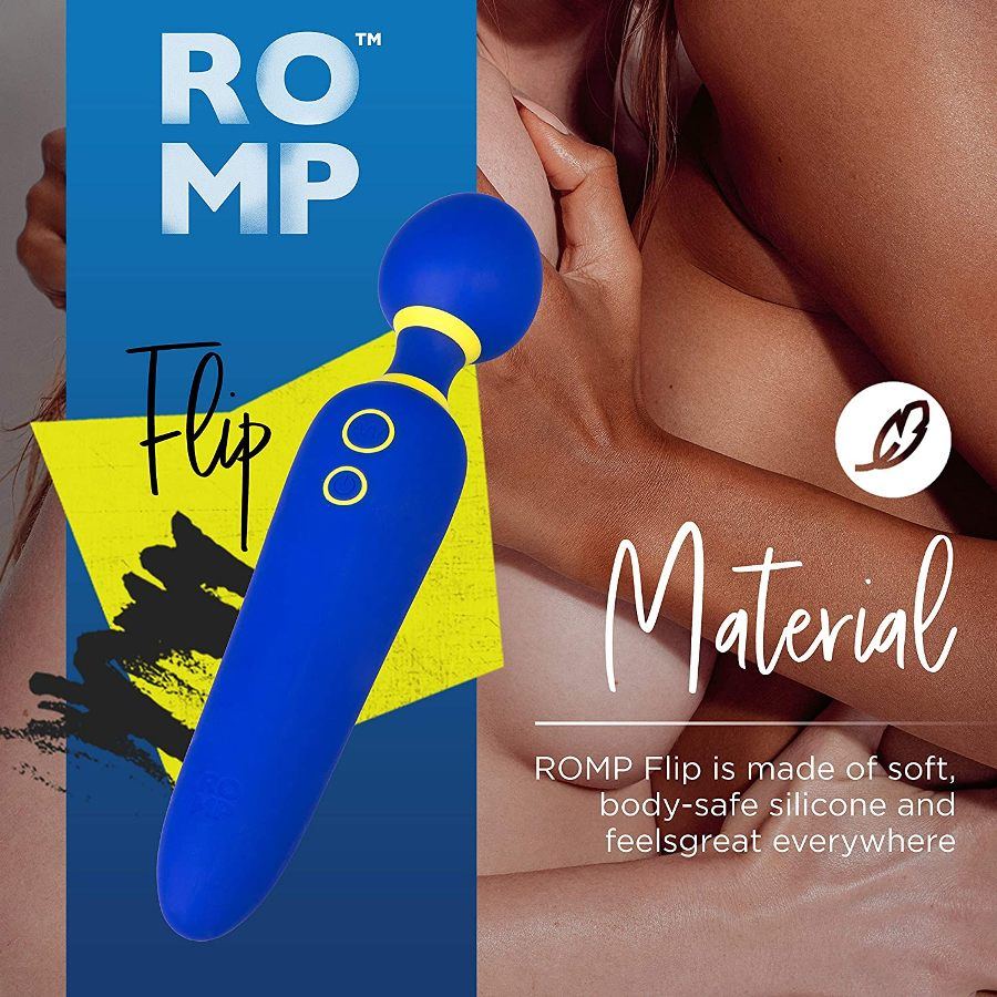 我們想通知您,適用於 Wow Tech 產品(ROMP、Womanizer、We-Vibe、Arcwave)的充電器適配... Romp - Flip 強力震動按摩棒 - 藍色 照片-12