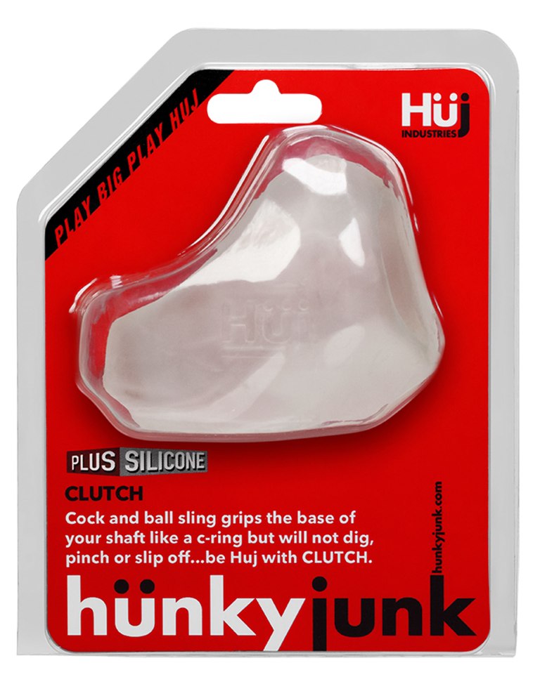 Hünkyjunk’s cock-sling toy is designed to fit the Hüj style-... Hunkyjunk - Clutch Cock & Ball Sling - Ice photo-3