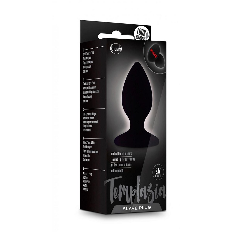 Show them what you really are... The Temptasia Slave Plug is... Temptasia - Slave Anal Plug - Black photo-4