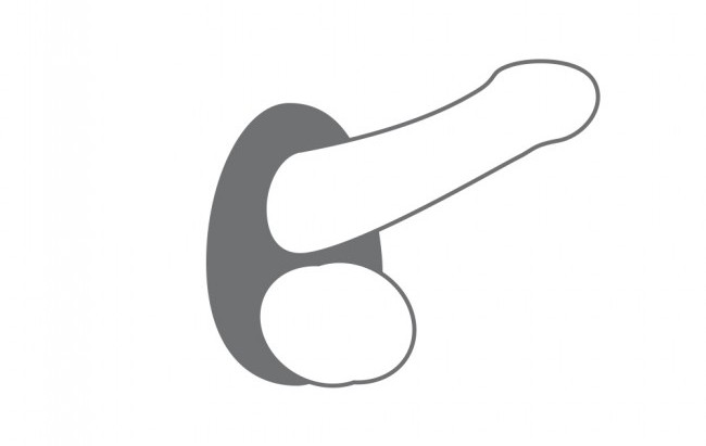 For new and pleasurable experiences, try this double ring. T... Dorcel - Teardrop Cockring - Black photo-3