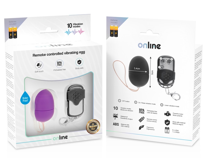 Are you tired of the monotony and looking for something to s... Online - Vibro Egg w Remote S - Purple photo-6