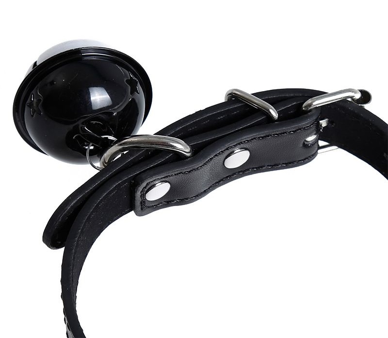 Introducing our elegant Black Collar with Bell in premium PU... Kiotos - Collar w Bell - Black photo-5