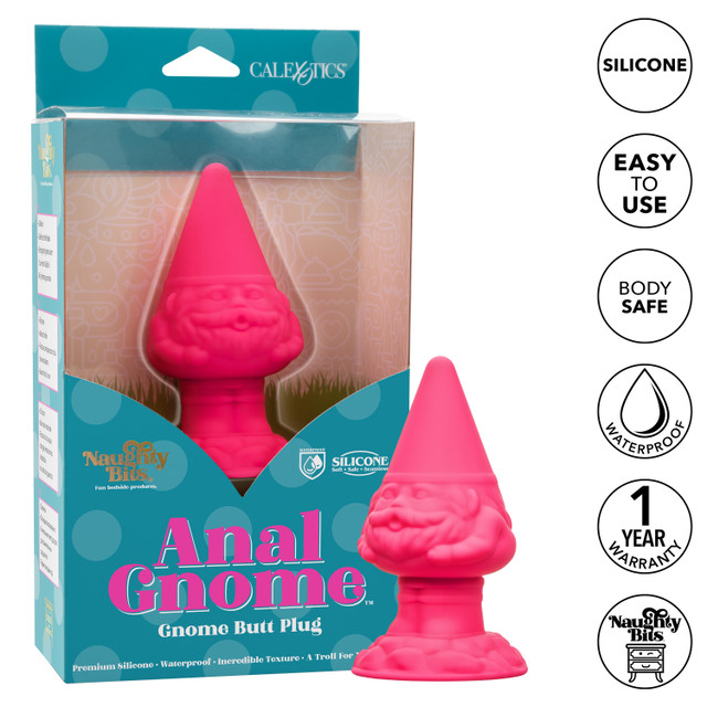 A troll for your hole! The Naughty Bits Anal Gnome Gnome But... CEN - Naughty Bits Gnome Plug - Pink photo-10