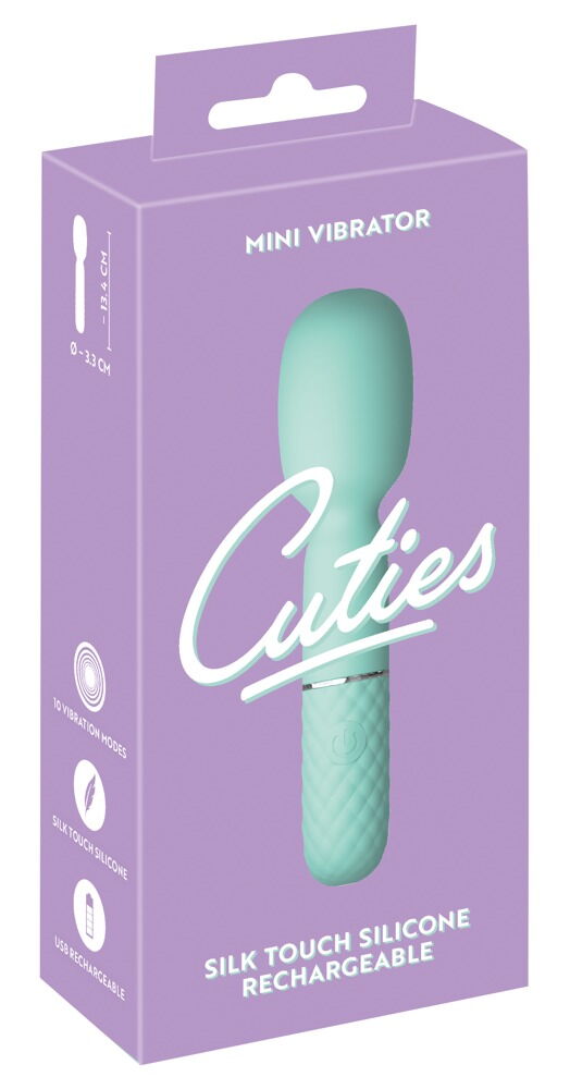 The beautiful, pastel-coloured Mini Vibrator from the Cuties... Cuties - Mini Wand Vibrator - Blue photo-11