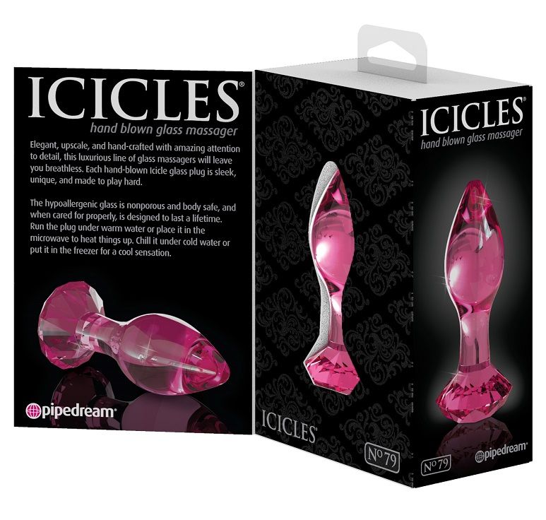 Elegant, upscale, and hand-crafted with amazing attention to... Icicles - Massager No 79 - Pink photo-4