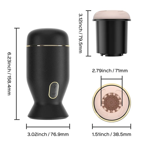 Priti is a compact but powerful penis masturbator that rotat... Honey Play Box - Priti Rotating Auto Masturbator photo-8