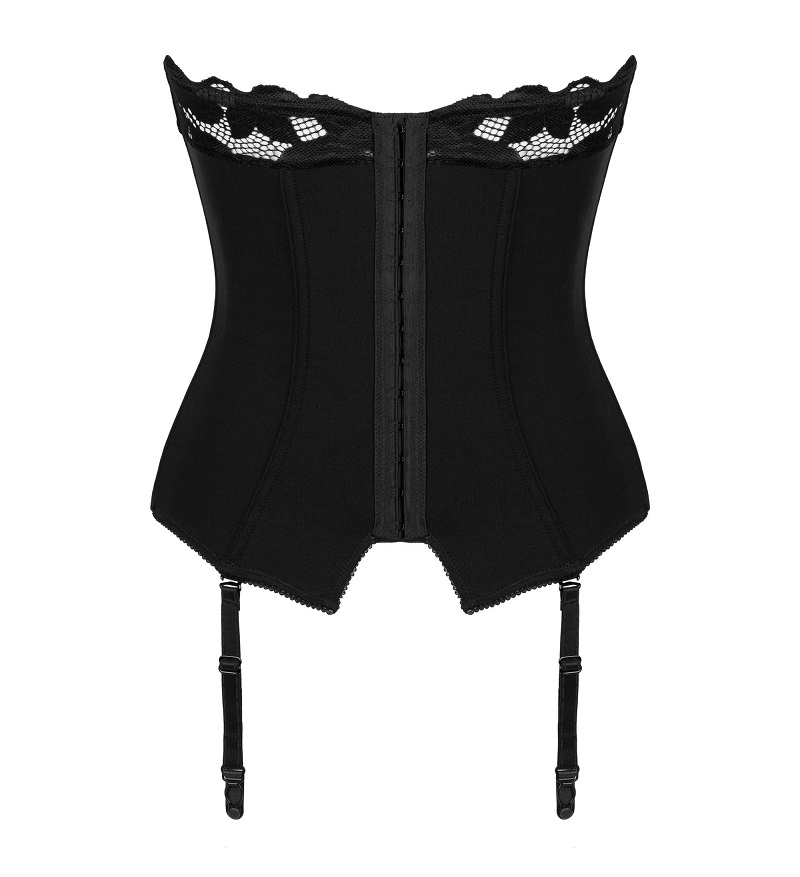 This extremely stylish, black corset from the Editya collect... Obsessive - Editya Corset - Black - M/L photo-9