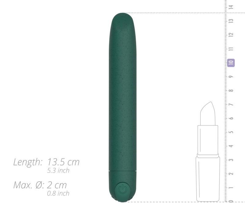 Meet Gløv, the new ECO-friendly collection! This vibrator is... Glov - Atla Eco Vibro Bullet - Green photo-7