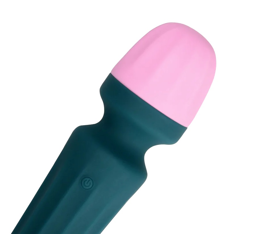 This Mini Wand Vibrator is designed for exploring your body,... Loveline - Mini Wand Massager - Ancient Sea photo-4