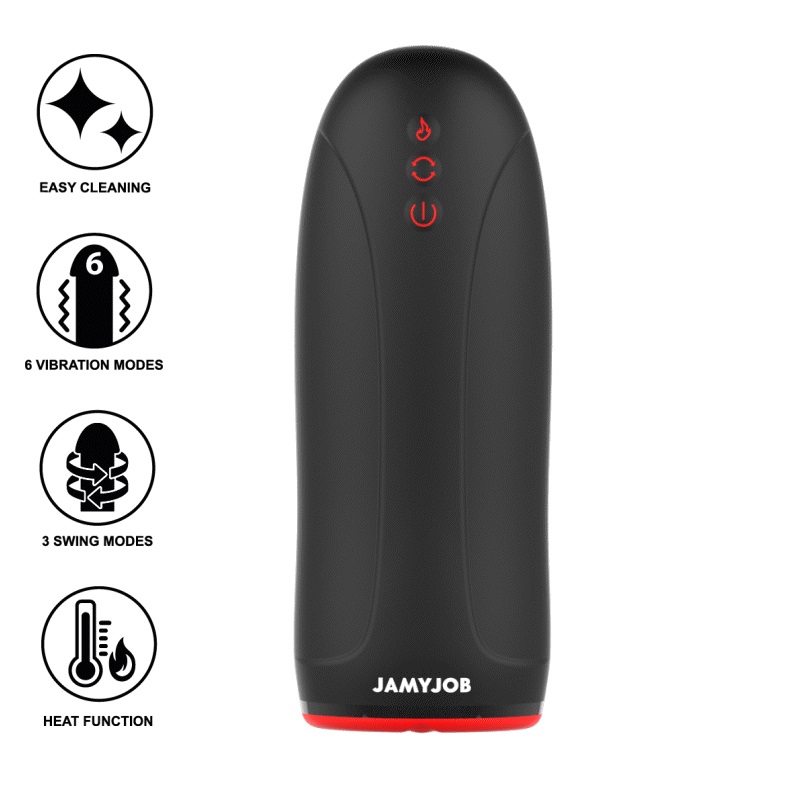The JAMYJOB SWING-R Male Masturbator is a meticulously desig... Jamyjob - Swing-R Heating Vibro Masturbator photo-5