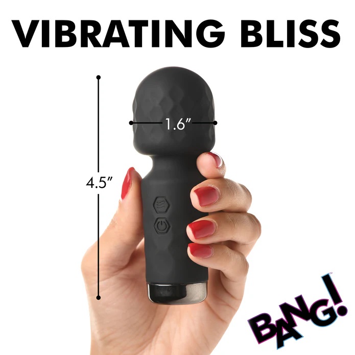 This is for the discreet hedonists. For those always ready f... Bang! - 10X Mini Wand - Black photo-10