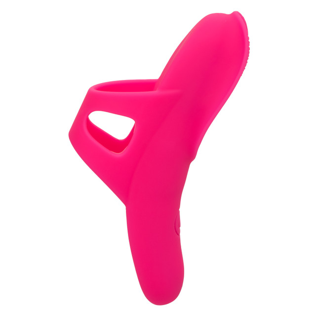 Indulge in a world of enhanced pleasure with the Neon Vibes ... CEN - Neon Nubby Finger Vibrator - Pink photo-3
