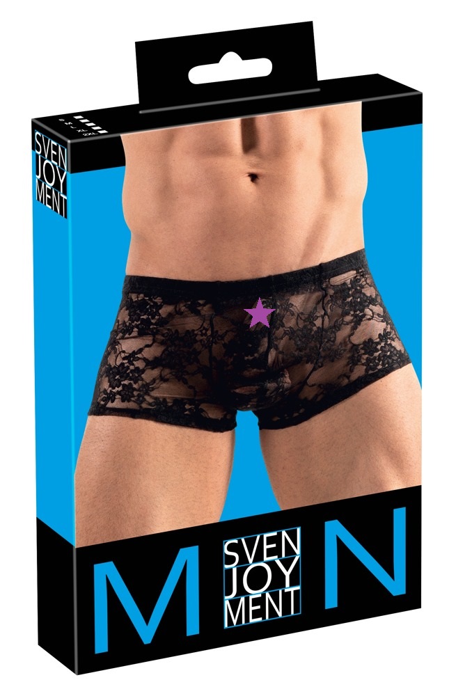 Transparent pants in a lace look!
Figure-emphasising pants f... Svenjoyment - Lace Pants - Black - L photo-6