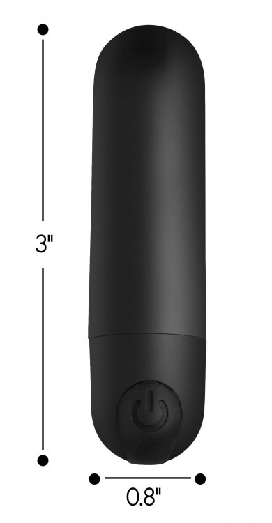 Prepare to Bang yourself with this tiny but powerful vibrati... Bang! - 21X Vibro Bullet w Remote - Black photo-4