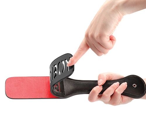 Who's been a bad boy? Leave a lasting impression on you ... Ouch - Bad Boy Paddle - Black photo-2