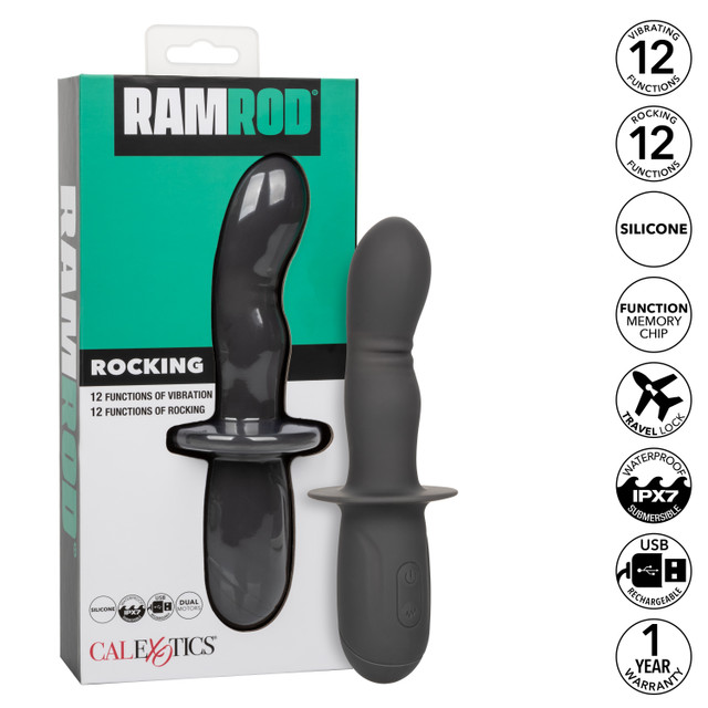 CEN - Ramrod 搖擺震動假陽具 - 黑色 CEN - Ramrod 搖擺震動假陽具 - 黑色 照片-10