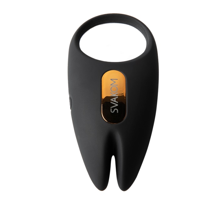 坐下来,让自己舒适一点,然后让 SVAKOM APP 掌控一切。Winni 2 具备蓝牙功能,完全兼容 SVAKOM A... Svakom - Winni 2 阴茎环 - 黑色 照片-4