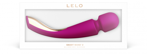 SMART WAND 2 大码按摩棒是一款最适合您自己或与您的伴侣一同使用以达到一个完美前戏的工具。 使用它有助令你释放... Lelo - Smart Wand 2 全身按摩棒 大码 - 深玫瑰色 照片-5