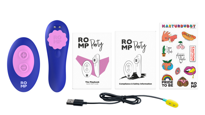 ROMP - Party Panty Vibrator is a wearable, remote-controlled... Romp - Party Vibrator - Purple photo-13