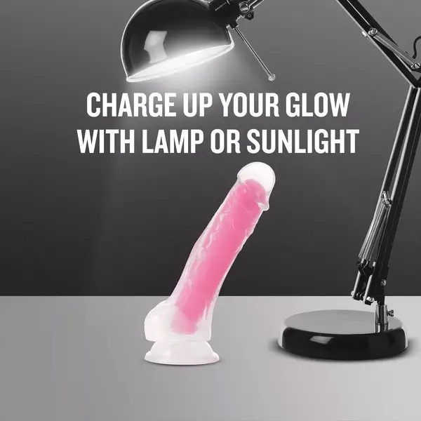Paradise 7 inch Silicone Dual Density Dildo will bring new l... Neo Elite - Glow in the Dark Paradise Dildo 19cm - Neon Pink photo-8