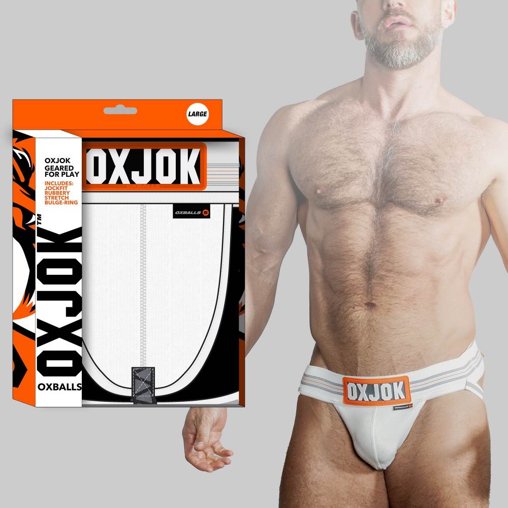 SLINGJOCK from OXJOK is a daily-wear jock soft-rib comfort j... Oxjok - Slingjock w Ring - White Snow - XXL photo-9