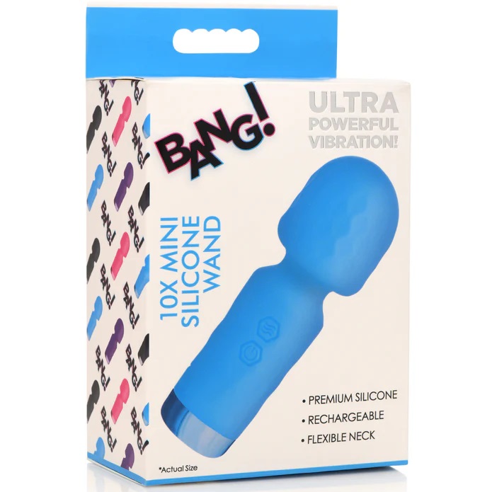 This is for the discreet hedonists. For those always ready f... Bang! - 10X Mini Wand - Blue photo-11