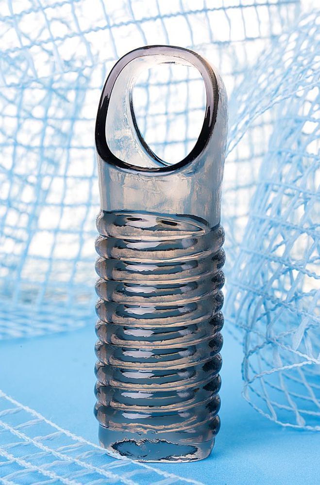 Penis attachment with ribs and scrotum grab
SIZE: 8.5cm - 3... XLover - Penis Extender Sleeve - Black photo-4
