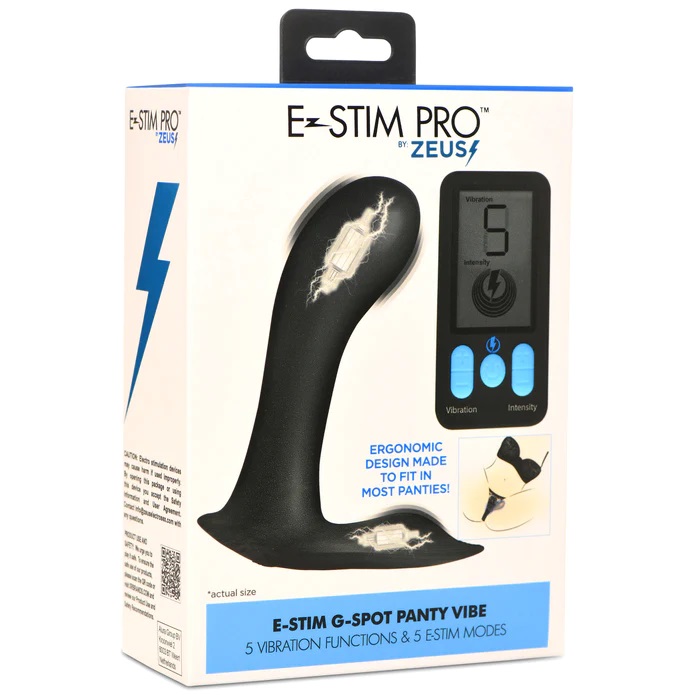 Your best Big O's come from powerful, contracting muscle... Zeus Electrosex - E-Stim G-Spot Panty Vibrator - Black photo-12