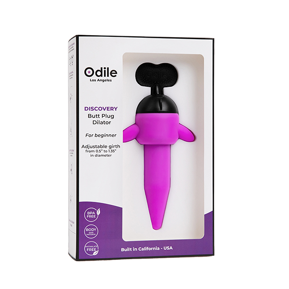 Discovery is revolutionary for beginners in butt play! Disco... Odile - Discovery Butt Plug Dialator - Purple photo-6