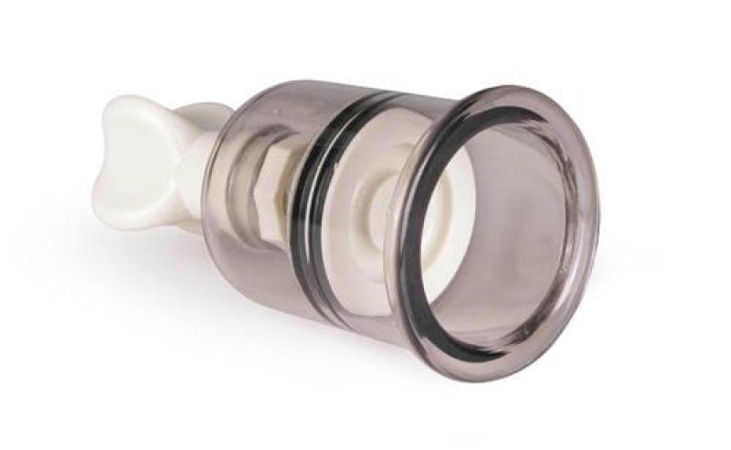This set of nipple suckers is made especially to make your n... Easytoys - Nipple & Clit Suckers 2pcs M - White photo-2
