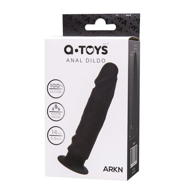 Discover new sensations with anal dildo A-Toys! Made of safe... A-Toys - Arkn Anal Dildo 14cm - Black photo-7