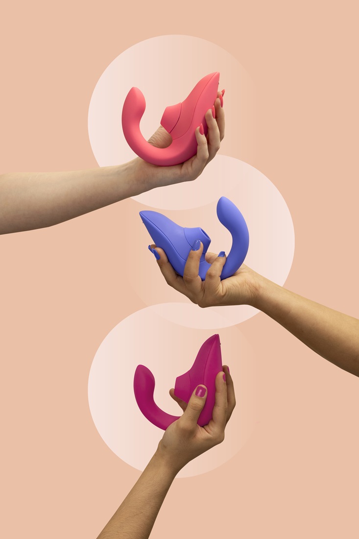 Blend is Womanizer’s easy-to-use rabbit vibrator made for si... Womanizer - Blend Air Rabbit Vibrator - Blue photo-10