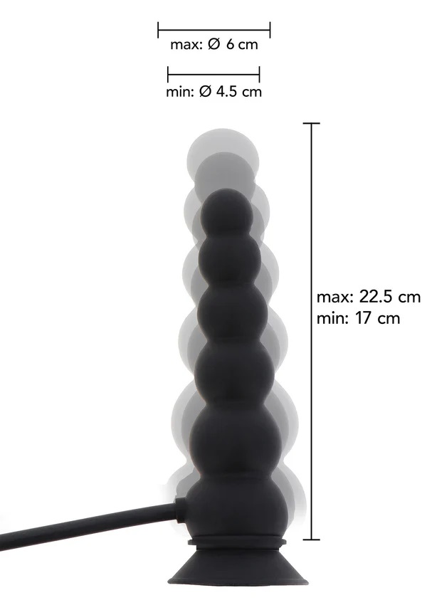 EXTREME by HIDDEN DESIRE offers a unique collection of infla... Hidden Desire - Expert Inflatable Plug - Black photo-5